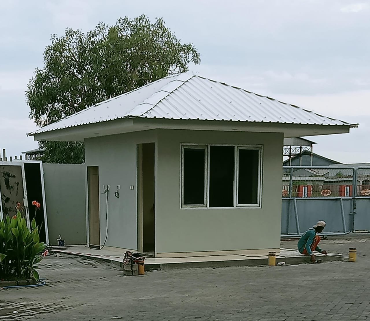 Pembangunan Pos Satpam PT Fertilizer